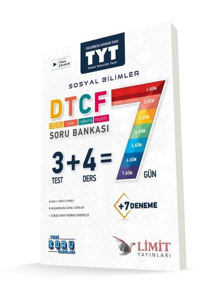 TYT DTCF (Din-Tarih-Coğrafya-Felsefe) 7 Gün Sosyal Bilimler Soru Bankası