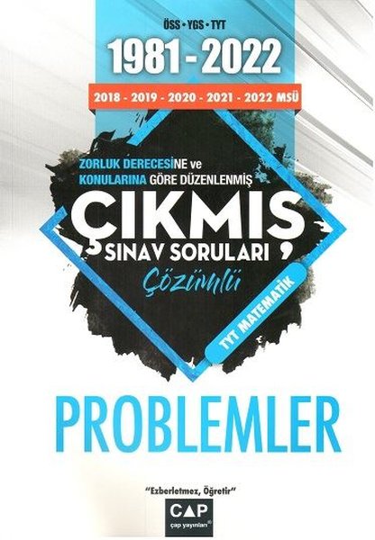 Problemler Çıkmış Sınav Soruları 1981 - 2022