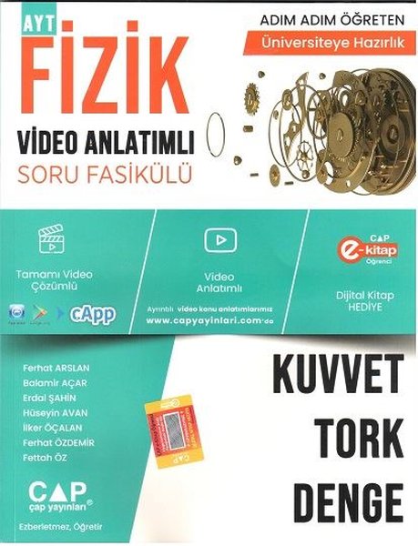 2023 Fizik Kuvvet Tork Denge Video Anlatımlı Soru Fasikülü