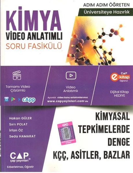 2023 Kimya Kimyasal Tepkimeler Denge Asitler Bazlar Video Anlatımlı Soru Fasikülü