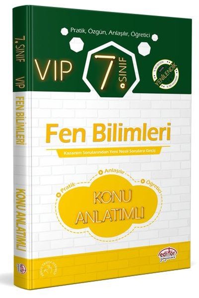 7.Sınıf VIP Fen Bilimleri Konu Anlatımlı