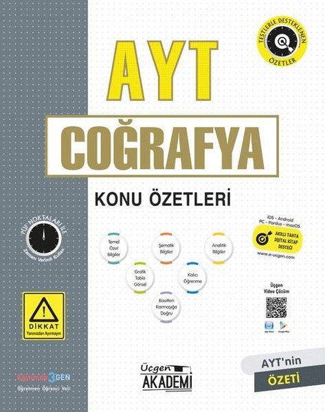 AYT Coğrafya Konu Özetleri