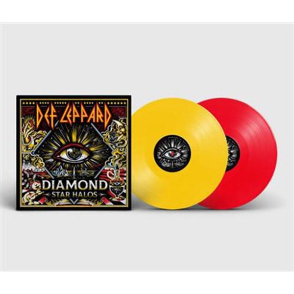 Def Leppard Diamond Star Halos (Colour) Plak