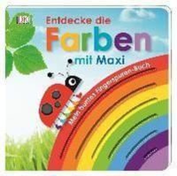 Mein buntes Fingerspuren - Buch. Entdecke die Farben mit Maxi