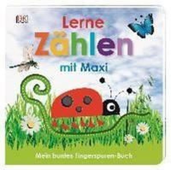 Mein buntes Fingerspuren - Buch. Lerne zhlen mit Maxi