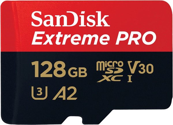 SanDisk Extreme Pro SDSQXCY-128G-GN6MA Class 10 UHS-I U3 A2 V30 128 GB Micro SD Kart