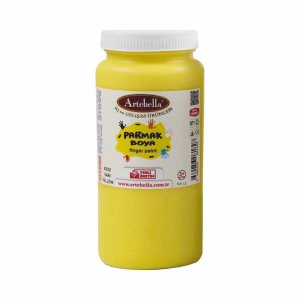 Artebella Parmak Boya 500 ml Sarı 8202500