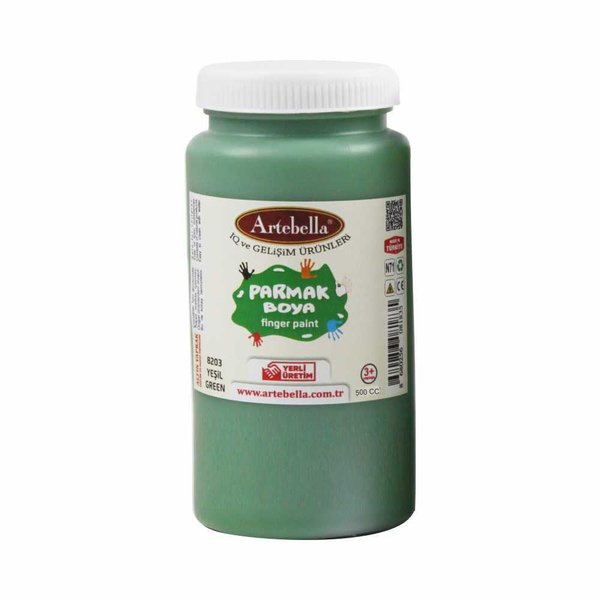 Artebella Parmak Boya 500 ml Yeşil 8203500