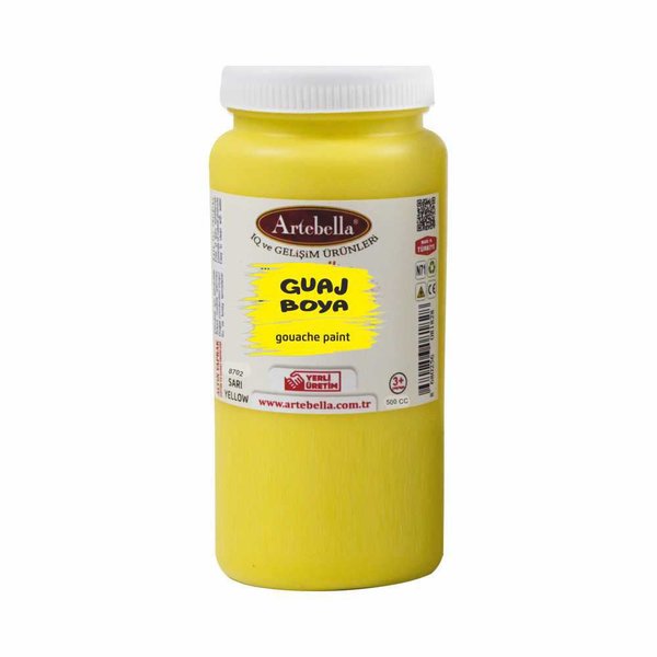 Artebella Guaj Boya 500 ml Sarı 8702500