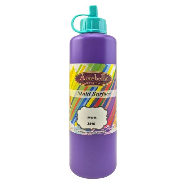 Artebella Multi Surface Boya 500ml Mor 3416500