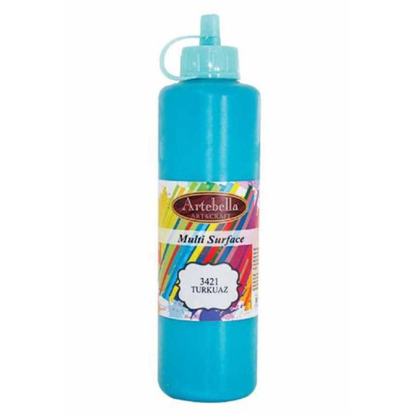 Artebella Multi Surface Boya 500ml Turkuaz 3421500