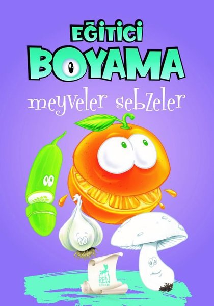 Eğitici Boyama - Meyveler Sebzeler
