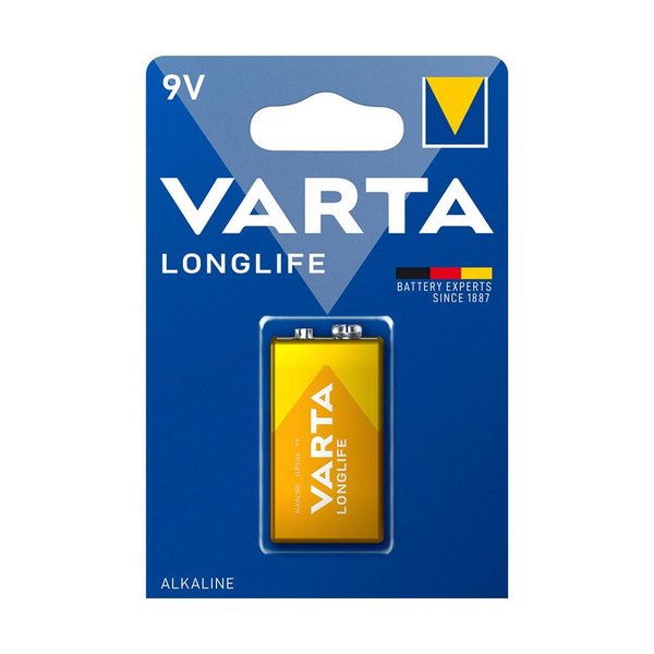 Varta Longlife 1 x 9 Volt Pil