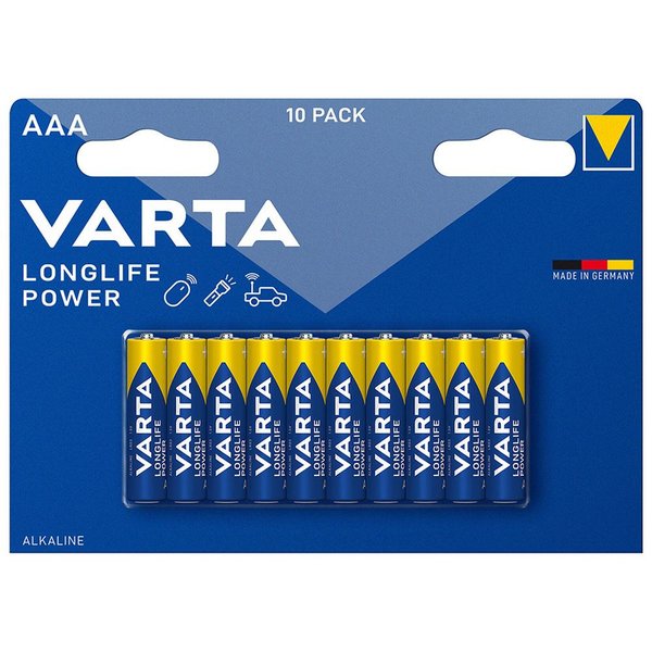 Varta Longlife 10 lu İnce Pil AAA