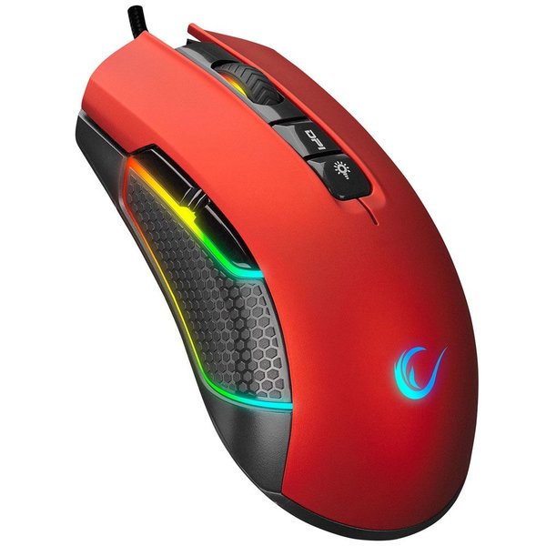 Rampage Python SMX-R600 Kırmızı Kablolu Optik Oyuncu Mouse