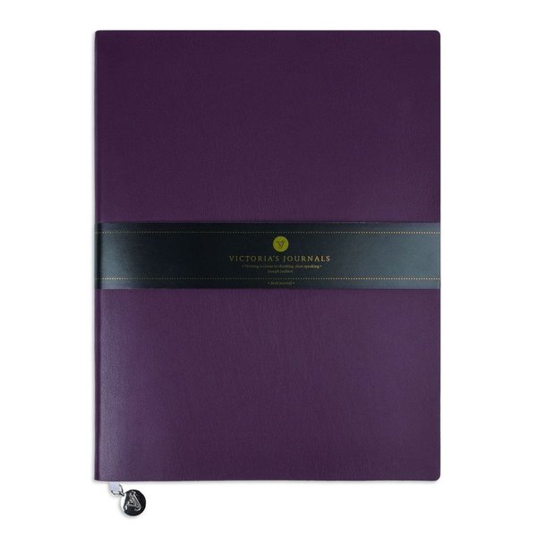 Victoria's Journals Smyth Flexy 19x25 80 gr 96 Yaprak Çizgili Mor