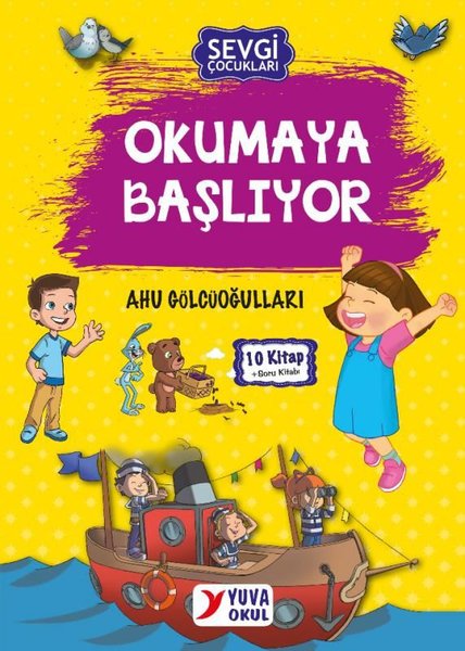 Sevgi Çocukları Okumaya Başlıyor - 10 Kitap Takım + Soru Kitabı