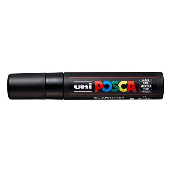 Uni POSCA 15.0 Su Bazlı Poster Markörü Siyah PC-17K