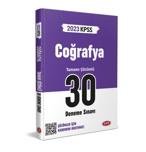 2023 KPSS Coğrafya Tamamı Çözümlü 30 Deneme Sınavı