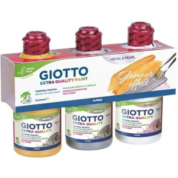 Giotto GuajBoya Set-542600 3*250ml Metalik Renkler