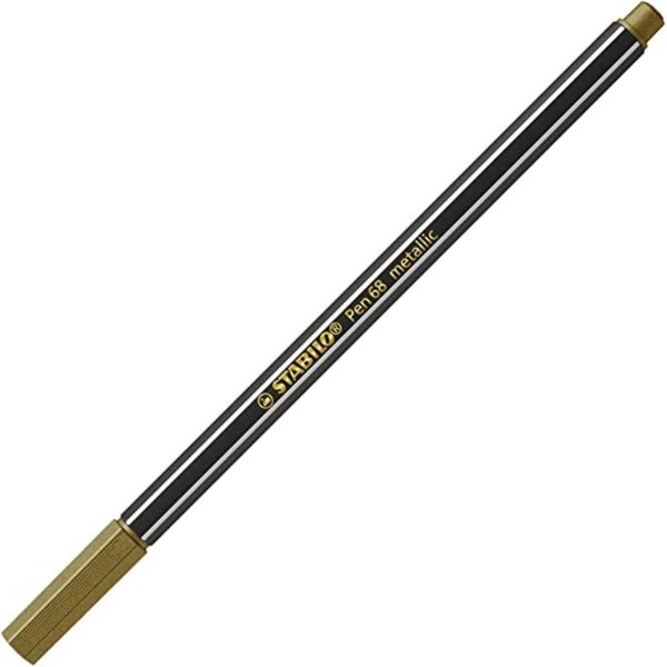 STABILO Pen 68 Metalik Altın
