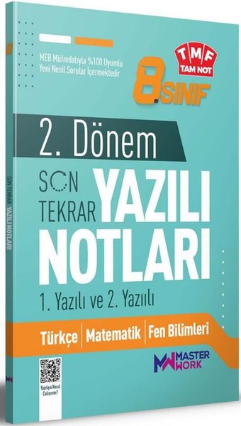 8.Sınıf 2.Dönem 1. ve 2. Yazılı Notları Son Tekrar