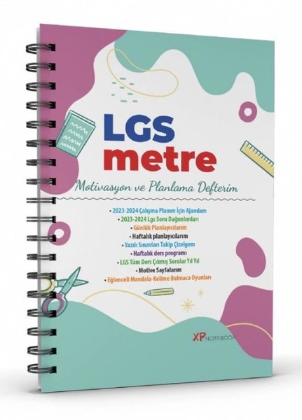 LGS Metre Motivasyon ve Planlama Defteri - Günlük ve Haftalık Planlayıcı