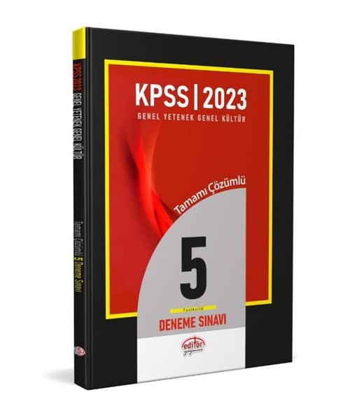 KPSS 2023 Genel Yetenek Genel Kültür Tamamı Çözümlü 5 Fasikül Deneme Sınavı