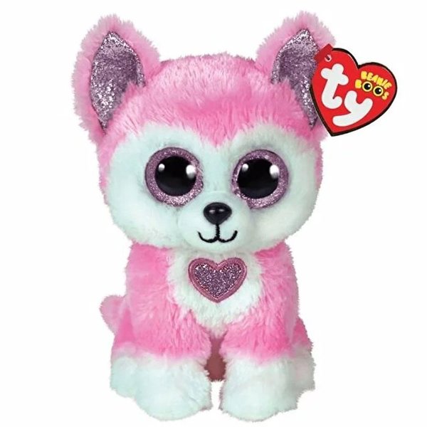 Ty Husky Pembe Peluş 15 cm