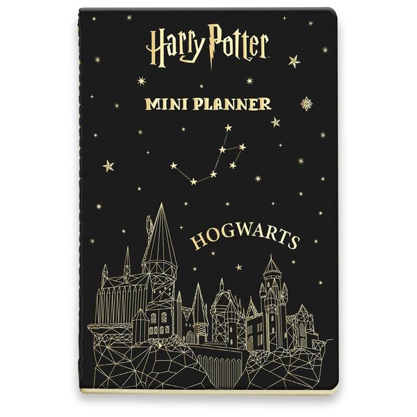 Harry Potter Mini Planner Şato Siyah Altın