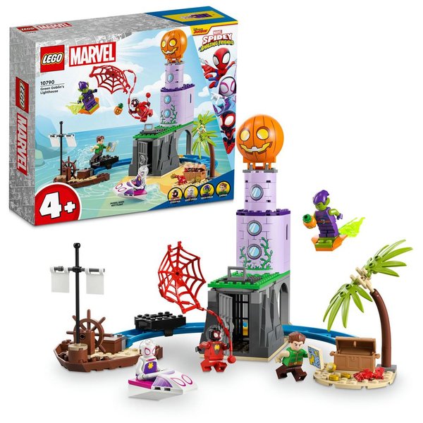 LEGO Marvel Spidey Ekibi Yeşil Goblinin Deniz Fenerinde 10790