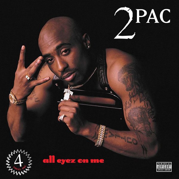 2PAC All Eyez On Me Plak