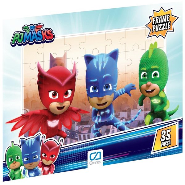 Ca Games Pjmasks Frame Puzzle - 35