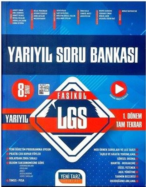 2023 8.Sınıf LGS 1.Dönem Yarıyıl Soru Bankası