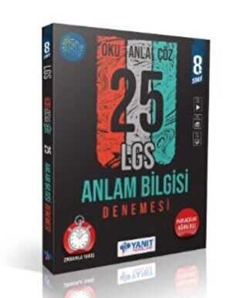 8.Sınıf LGS Anlam Bilgisi Elit Karma 25 Deneme