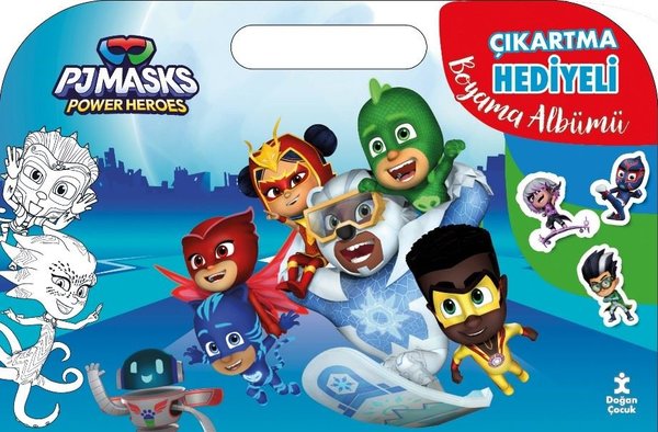 Pjmasks Power Heroes - Çıkartma Hediyeli Boyama Albümü