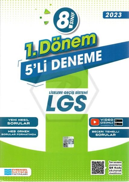 2023 8.Sınıf LGS 1.Dönem 5'li Deneme