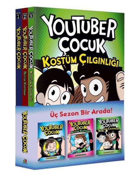 Youtuber Çocuk Seti - 3 Kitap Takım