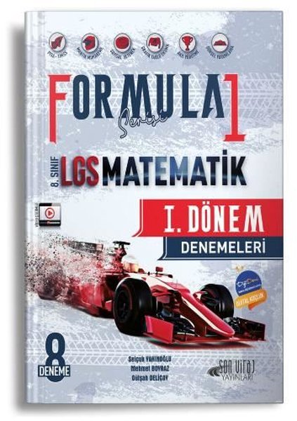 8.Sınıf LGS 1.Dönem Matematik Formula 8 Deneme - 2023 Özel Baskı