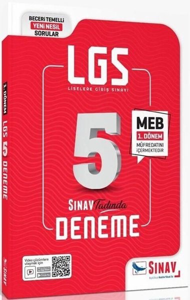 8.Sınıf LGS 1.Dönem 5 Deneme - 2023 Özel