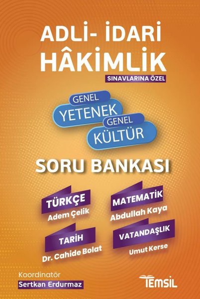 Adli-İdari Hakimlik Sınavlarına Özel Genel Yetenek Genel Kültür Soru Bankası