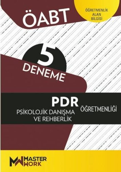 ÖABT PDR Psikolojik Danışma ve Rehberlik Öğretmenliği-5 Deneme