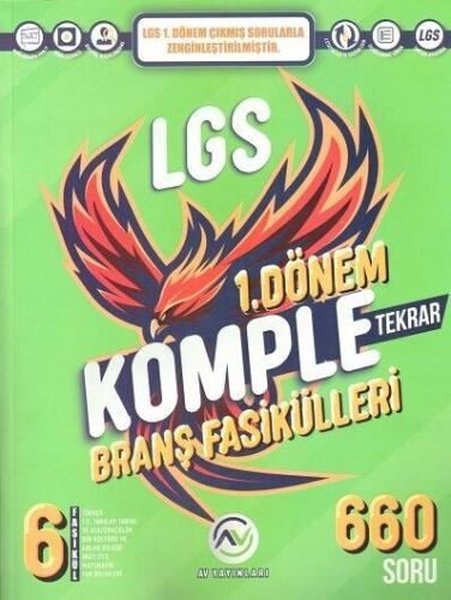 2023 8.Sınıf LGS 1.Dönem Komple Branş Fasikülleri