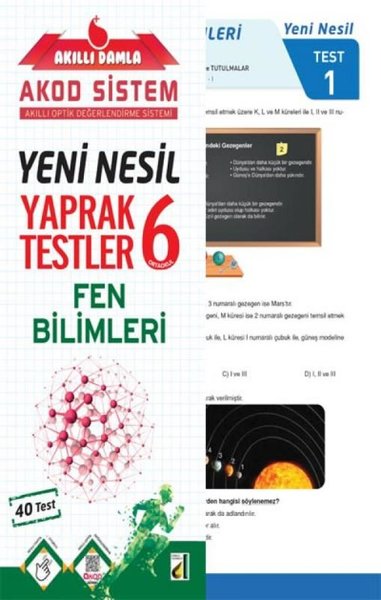 6.Sınıf Fen Bilimleri Yeni Nesil Yaprak Testler