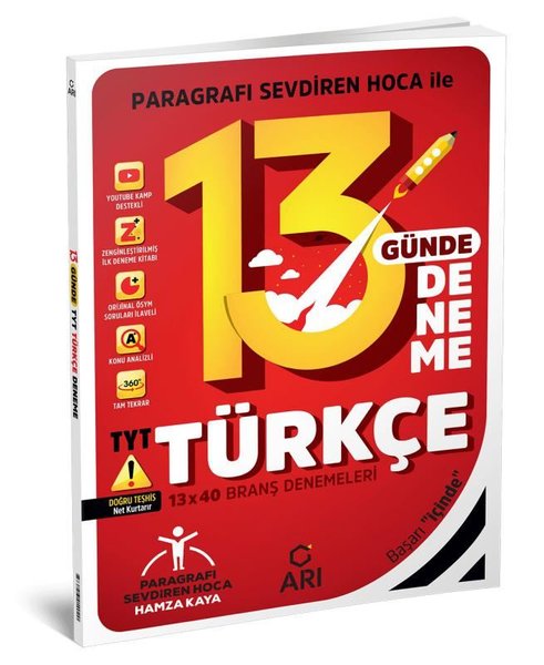 TYT Türkçe 13 Günde 13x40 Branş Deneme