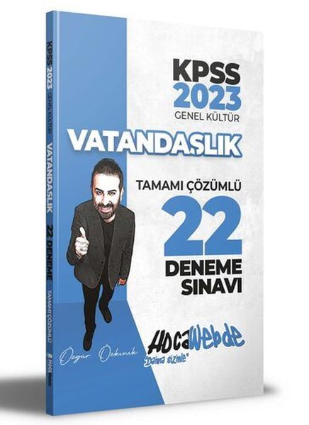 2023 KPSS Vatandaşlık Tamamı Çözümlü 22 Deneme Sınavı