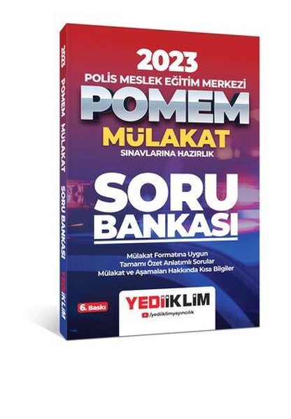 2023 POMEM Mülakat Sınavlarına Hazırlık Soru Bankası