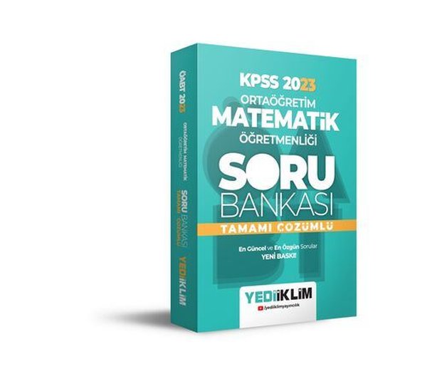 2023 ÖABT Ortaöğretim Matematik Öğretmenliği Tamamı Çözümlü Soru Bankası