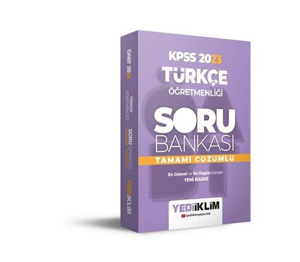 2023 ÖABT Türkçe Öğretmenliği Tamamı Çözümlü Soru Bankası