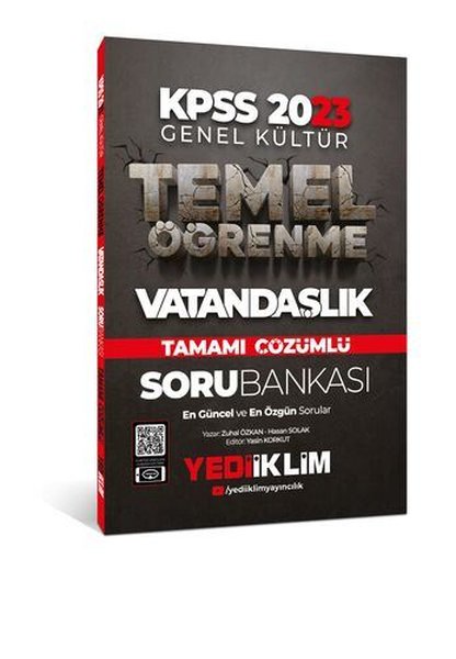 2023 KPSS Genel Kültür Temel Öğrenme Vatandaşlık Tamamı Çözümlü Soru Bankası